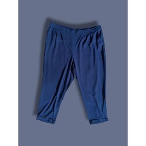 CATO Plus Size 22 24 Cuffed Navy Pants